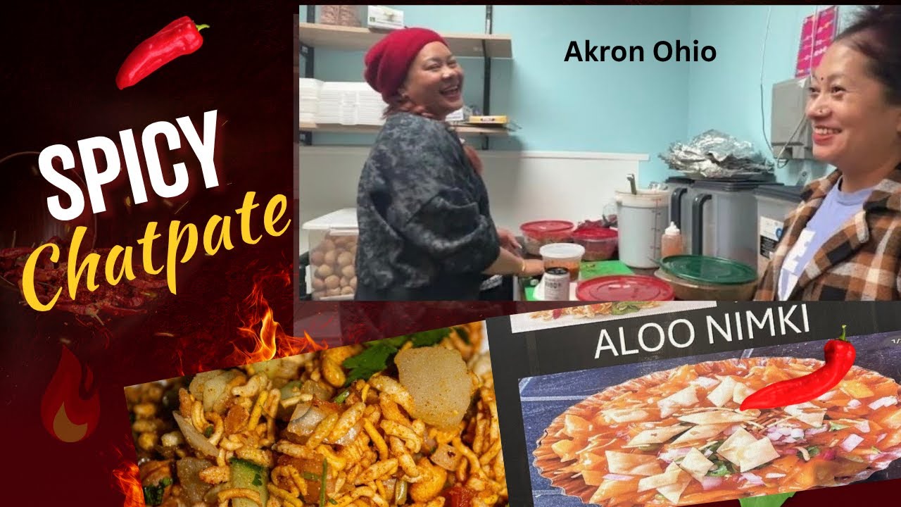 Hot and Spicy 🌶️ Chatpate Nepali Food | Lhaphing Available Only onSaturday and Sunday | Akron Ohio 