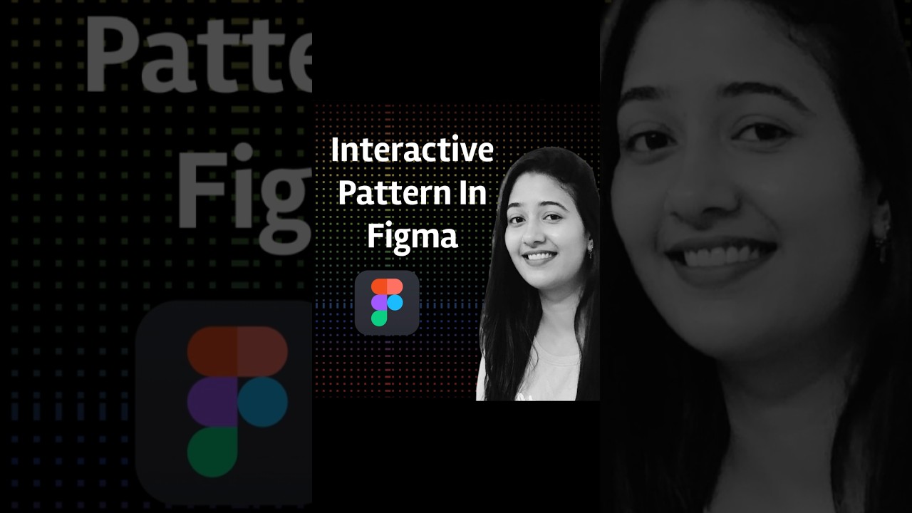 A very Cool Interactive Pattern in Figma | Figma tips and tricks #figma #shorts