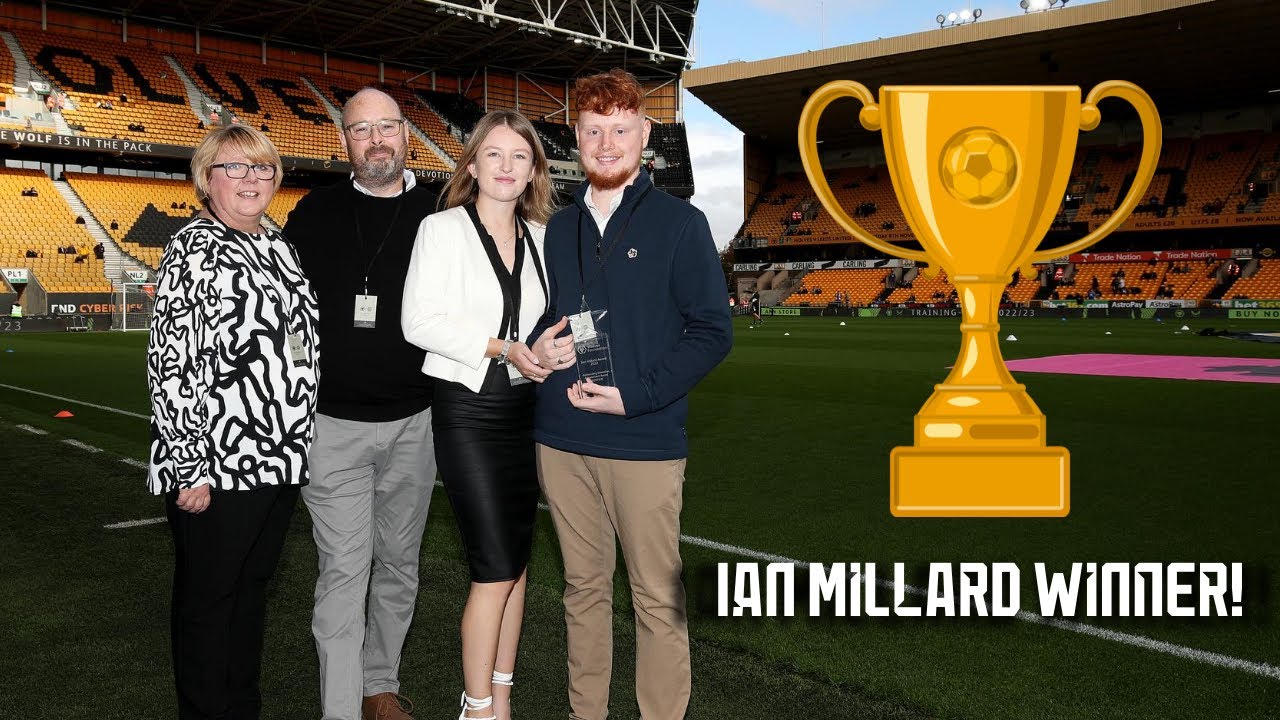 Lewis Yarnold wins Ian Millard Award! 🏆