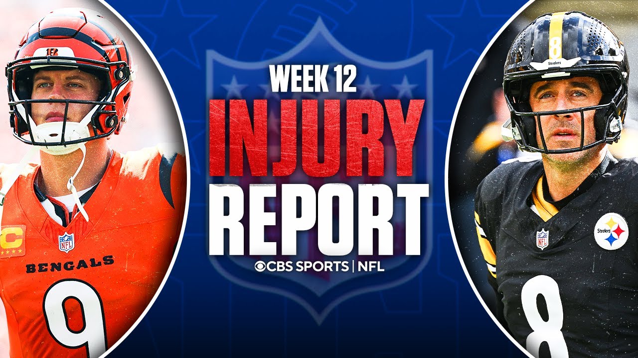 NFL Week 12 Injury Report: Joe Burrow & Aaron Rodgers QUESTIONABLE, Isiah Pacheco OUT & MORE