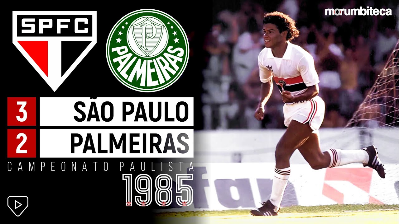 São Paulo 3x2 Palmeiras - 1985 - MÜLLER, CARECA, PITA E MAIS UM SHOW DOS MENUDOS DO MORUMBI!