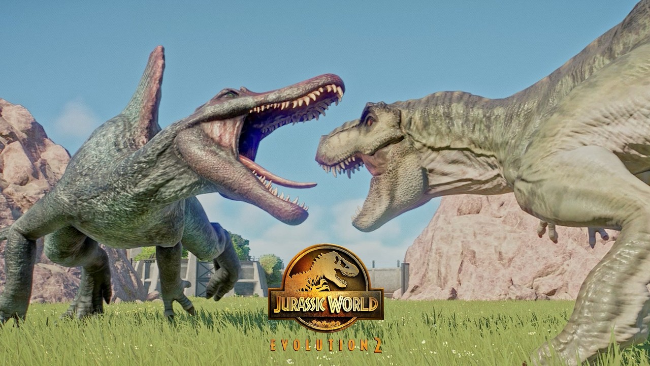 Tyrannosaurus Rex VS Spinosaurus and More! – Top 5 Epic Dinosaur Battles | JWE2