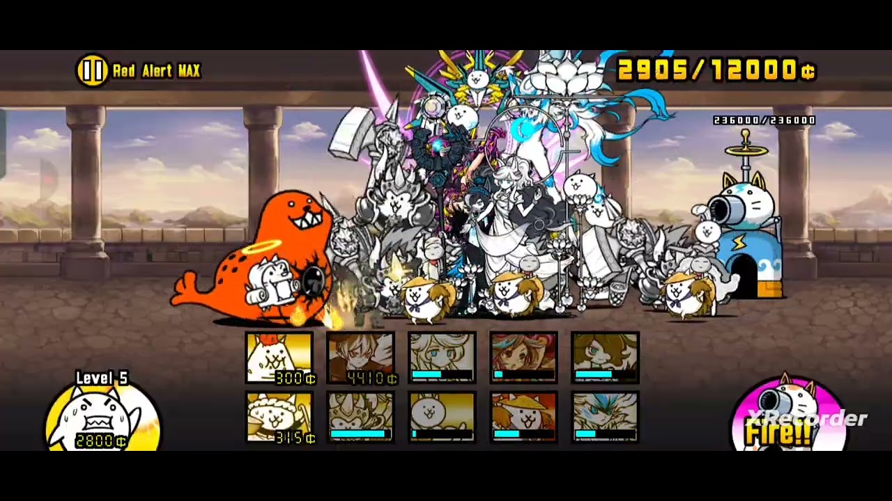 Battle cats | Baron seal (Red Alert lv. MAX) + EX stages