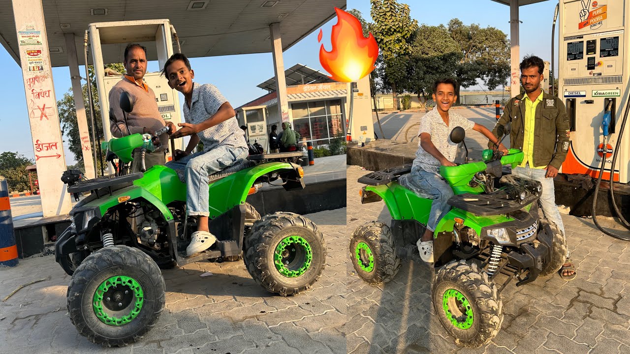 ATV Bike Ko Petrol Pump Pe Lekar Aagaye 🔥 Public Reaction 😳