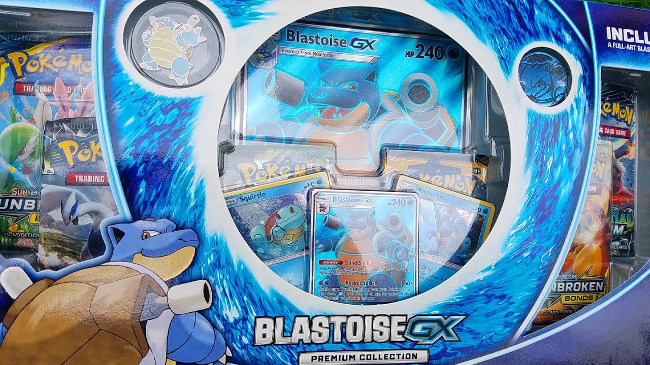 OPENING A POKEMON TCG BLASTOISE GX BOX - POKEMON UNWRAPPED