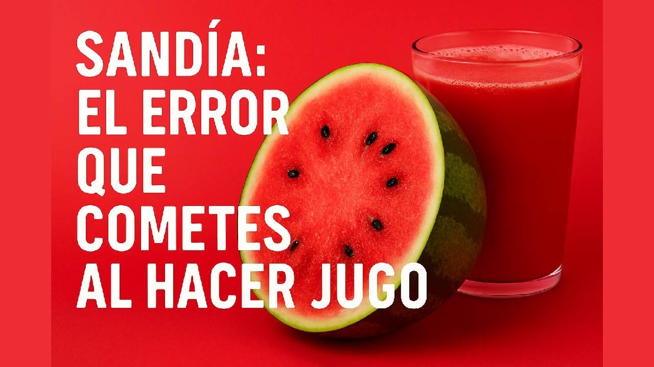NO PREPARES JUGO DE SANDÍA, mejor haz esto 🍉