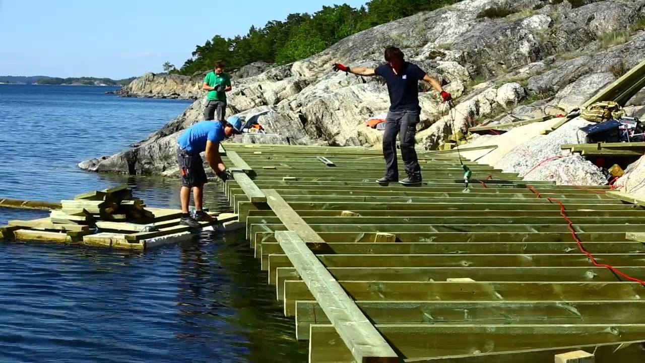 Sjöliv bygger brygga