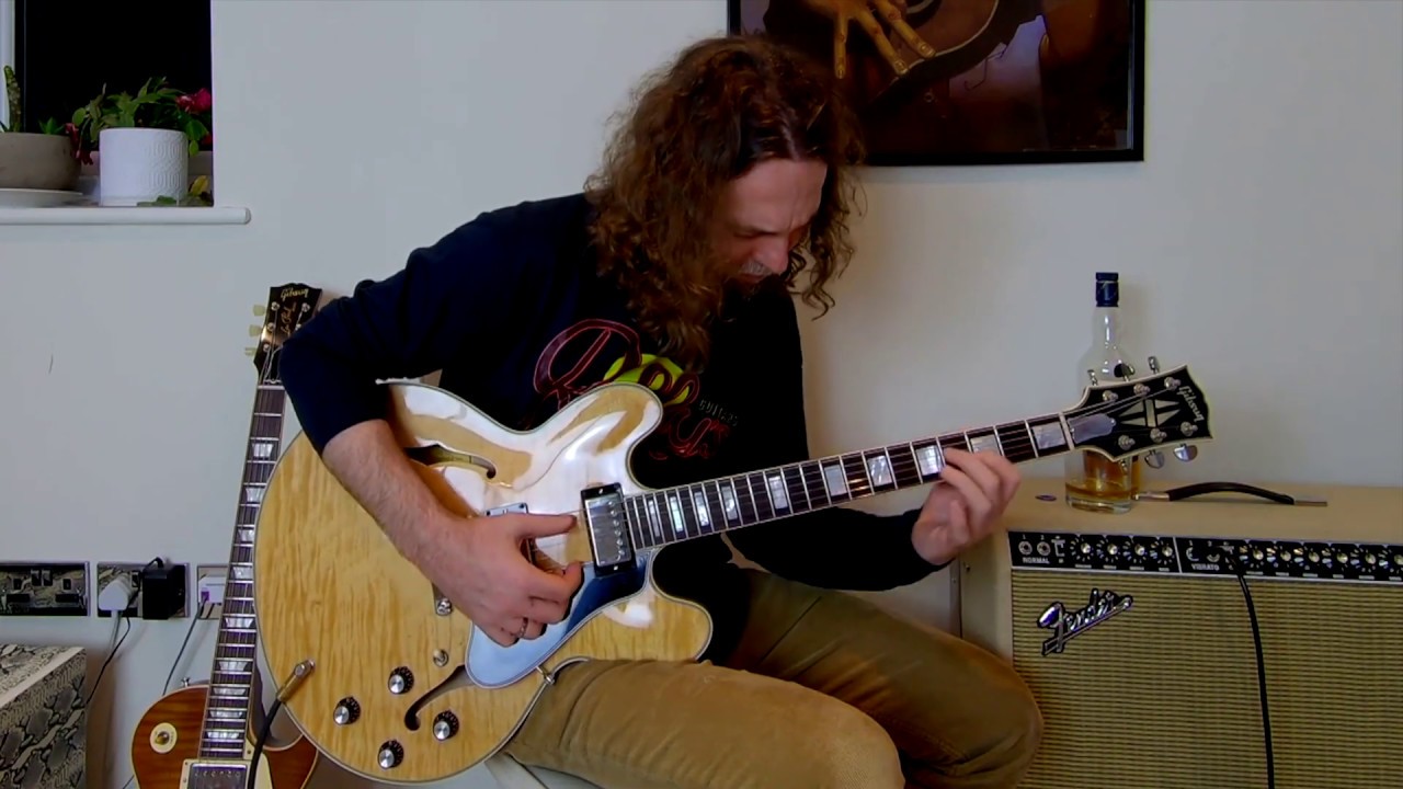 2019 Gibson ES-355 (ES-335) + Fender Twin Reverb