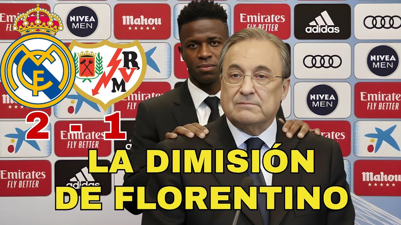 HURACÁN EN EL R.MADRID / FLORENTINO TRISTE TOMÓ ESA DECISIÓN CON EL APOYO DEL MIMADO VINICIUS 