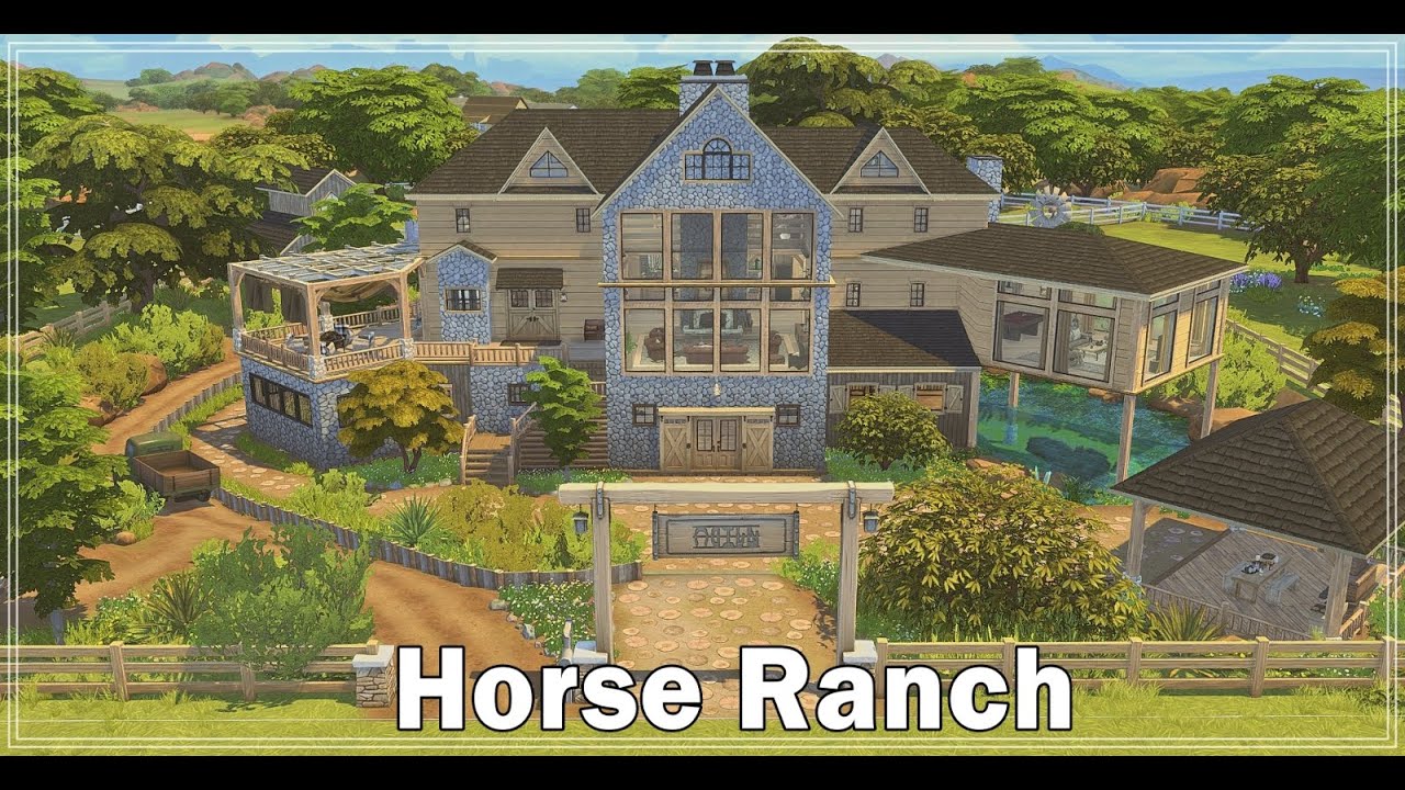 | SIMS 4 |🐎Horse Ranch🐎|Stop Motion|DL (no CC version)