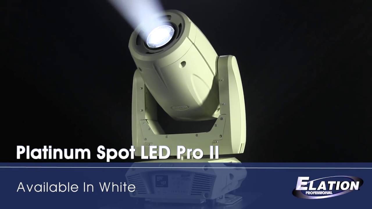 Elation Professional Platinum Spot LED II White Beam Spot Luminaire