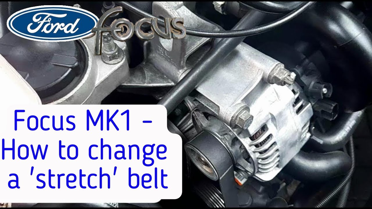 Ford Focus MK1 - How to change a 'Stretch' Auxiliary Belt!
