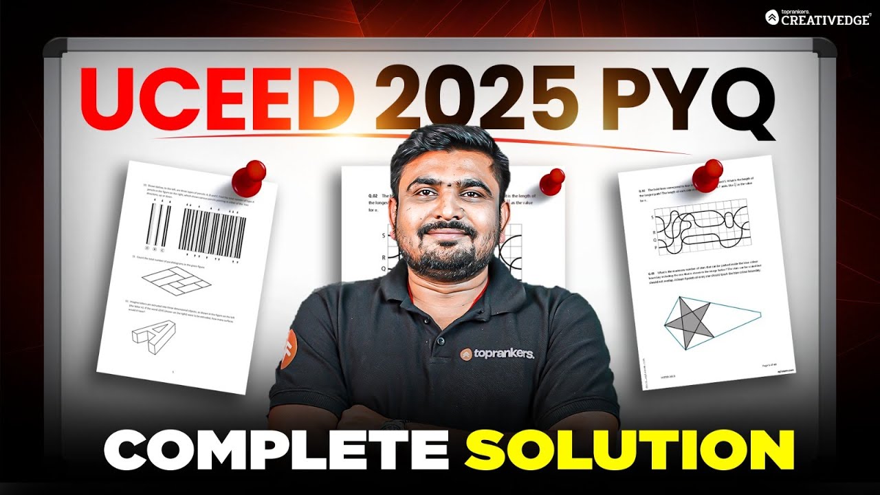 UCEED 2025 PYQ Solved 💡 Full Paper Solution | Real Exam-Level Solution for UCEED 2026 Exam