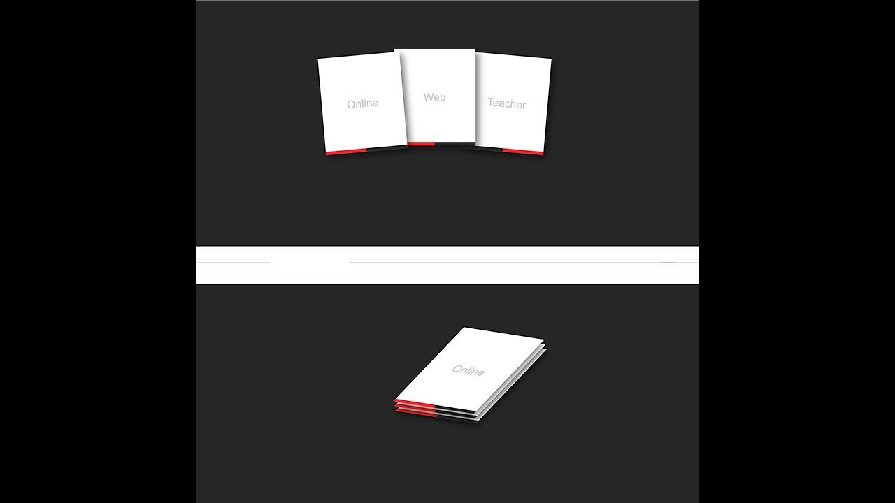 Pure CSS 3D Animated Flip Book or Card Design - 3D Perspective flip effect on Hover using CSS