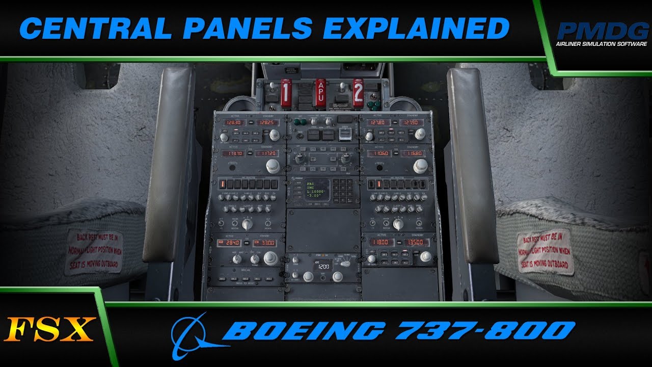 PMDG 737 NGX: Central Panels Explained