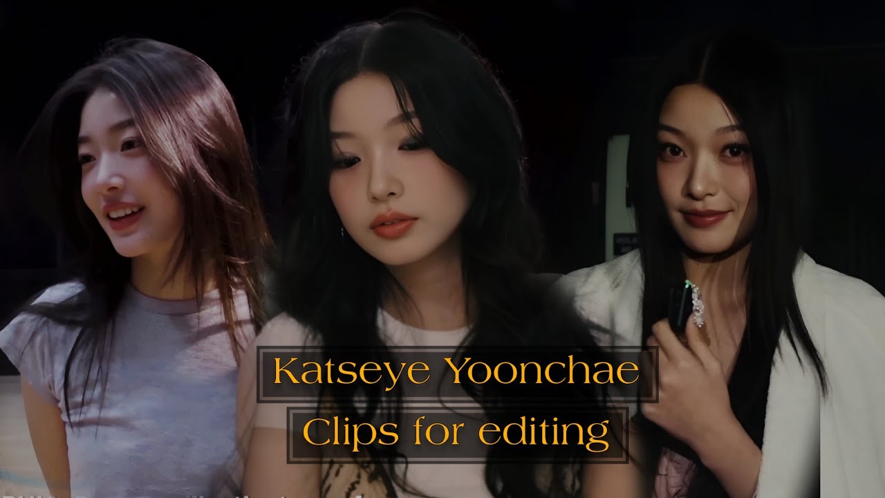 " katseye Yoonchae clips for editing"