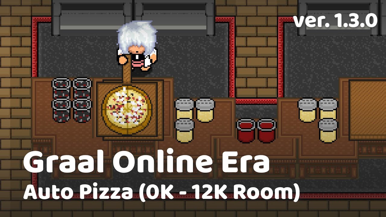 Graal Online Era — Auto Pizza (0K - 12K Room) (ver. 1.3.0) [Bot]
