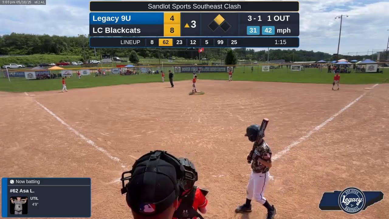 Legacy 9U @ LC Blackcats (2025.05.18)