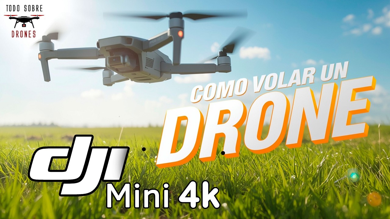 COMO VOLAR UN DRONE por primera vez 🚁 tutorial DJI Mini 4k 🚁 guía de calibración vuelo principiantes