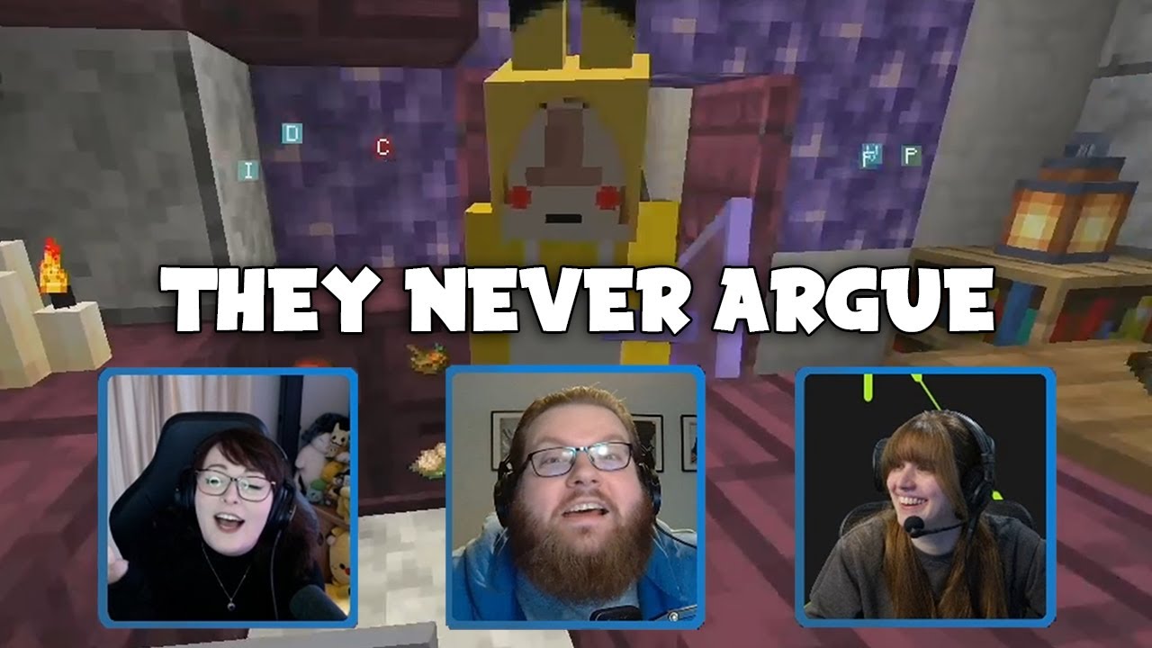 They never argue 🙂