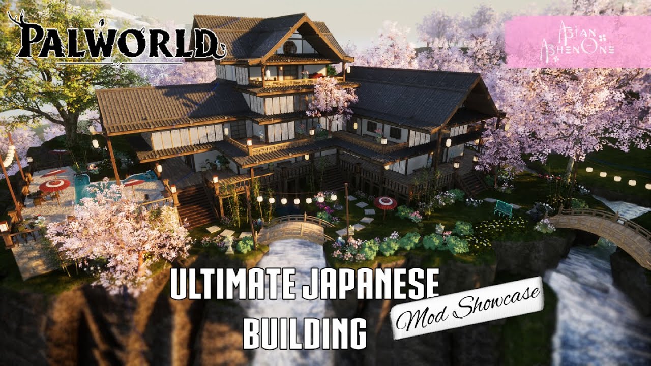 Ultimate Japanese Building - Mod Showcase and House Tour | Palworld