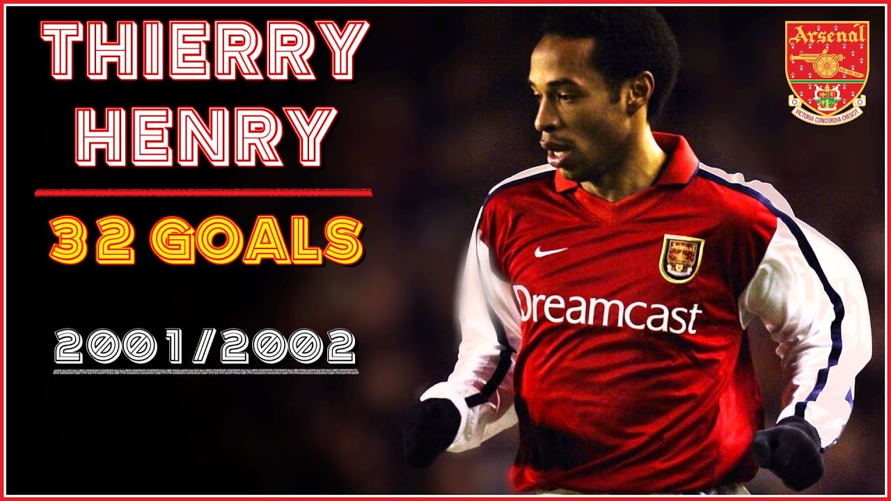Thierry HENRY ➥ All 32 Goals of 2001/2002 | Arsenal [HD]