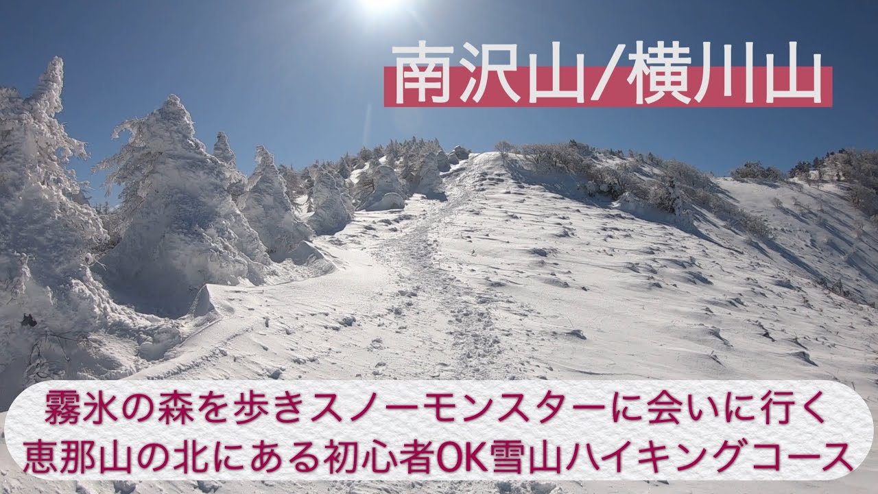 南沢山/横川山　長野県阿智村にある積雪期に人気の雪山へ行ってきました　4年前の2月は霧氷すら見られなかったのに今回は霧氷にスノモンまで見られて最高でした