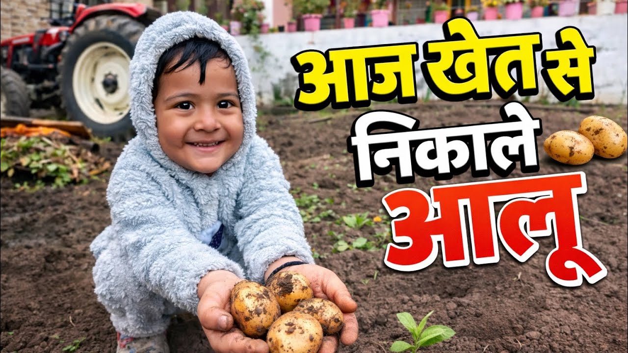 Aaj Khet Se Nikale Fresh Aalu | Gaon Ki Mehnat aur Khushi | Neetu Adhikari Vlogs