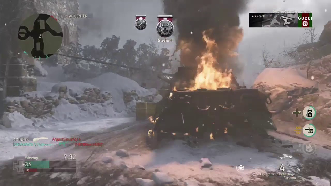 Full sniping v2 rocket with the new sdk 9mm sniper (full gameplay)