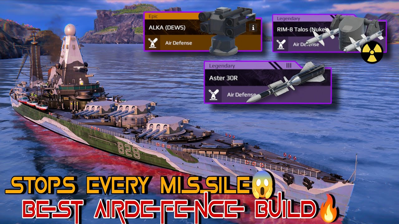 HMS Rodney Ultimate Air Defence Build🔥Stops Every Missile with New Event Weapons!😱