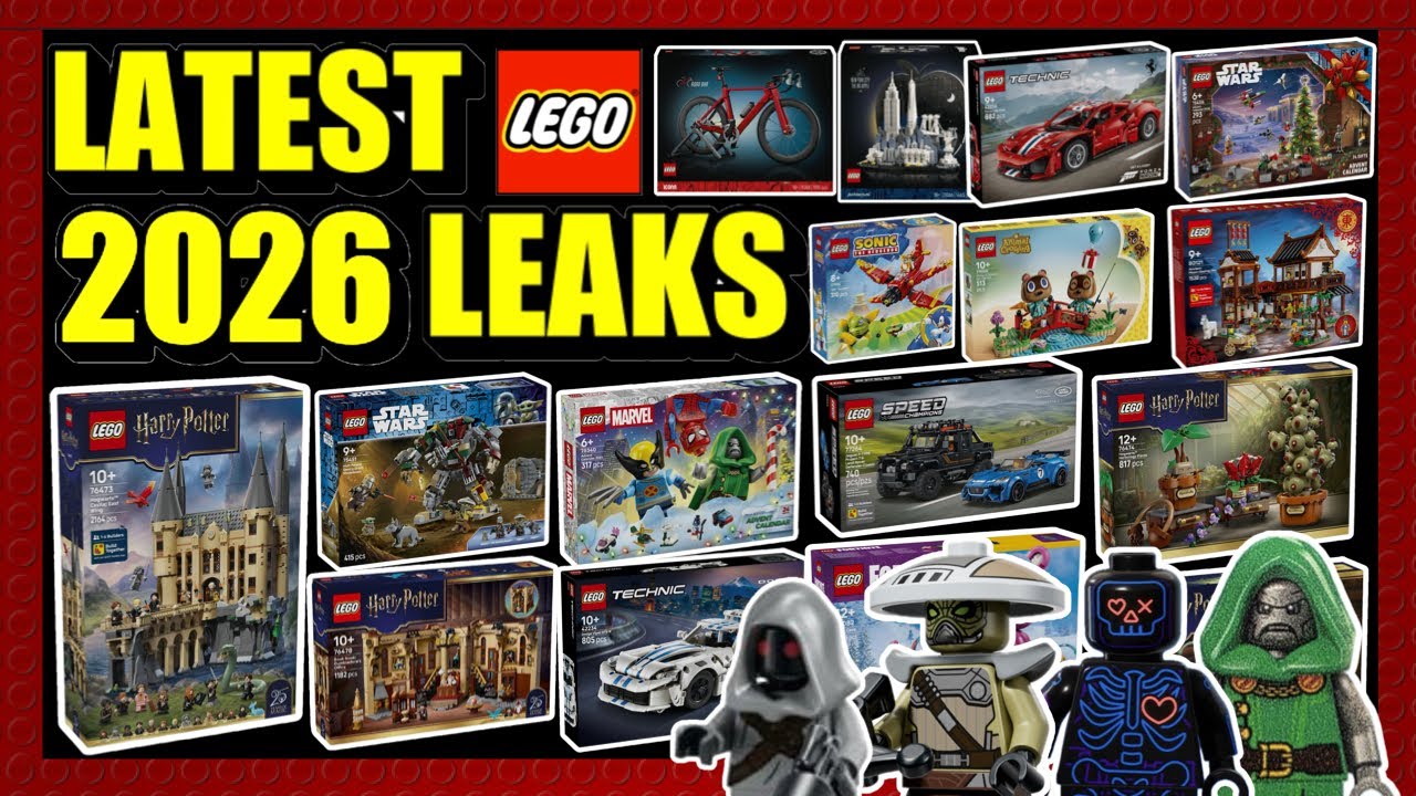 Утекли невероятные изображения новых наборов LEGO! Гарри Поттер, Звездные войны, Marvel, Чемпионы...