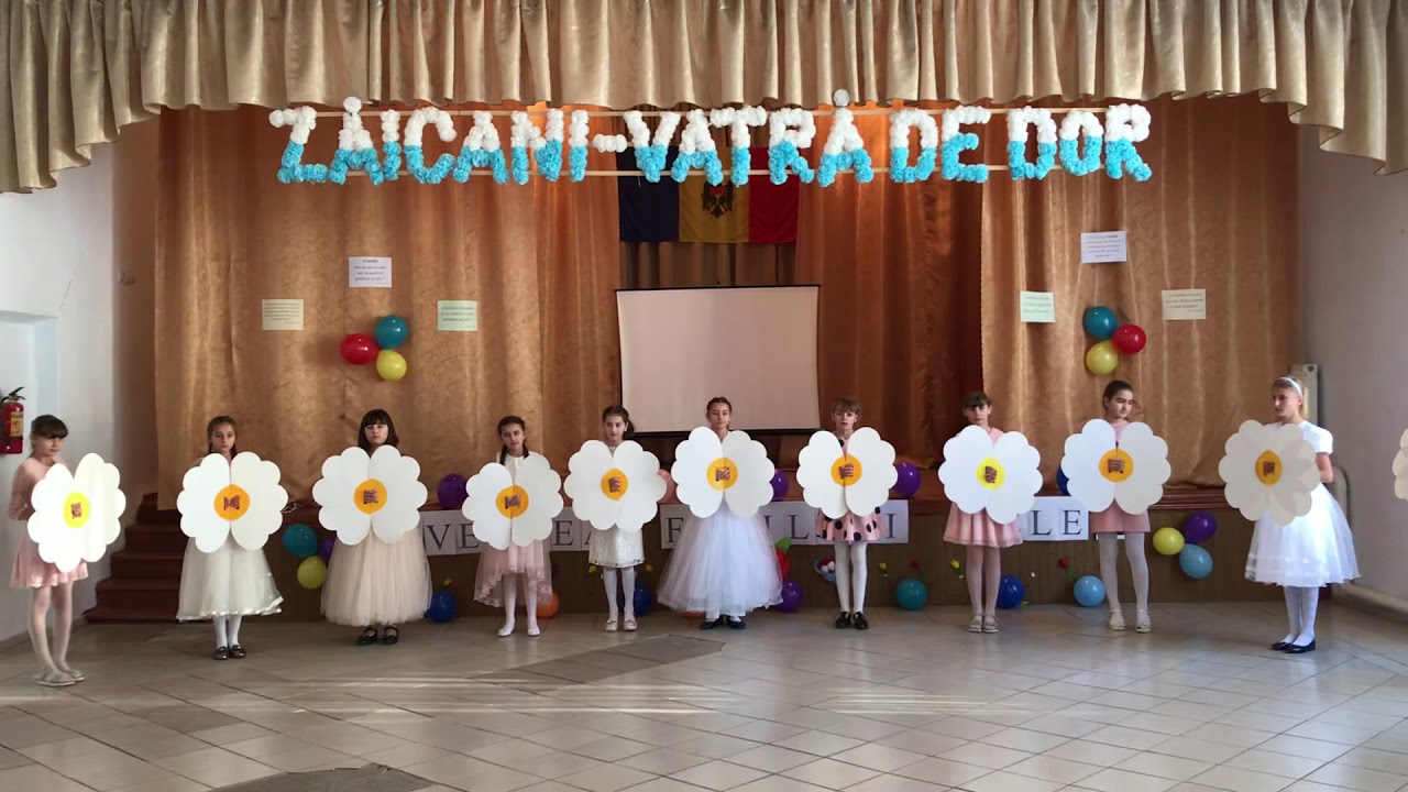 Dansul florilor - Liceul Teoretic “Leonid Gherman” s. Zăicani, r.Rîșcani