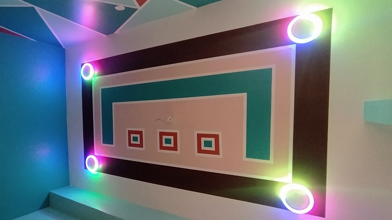 New Ceiling Largest 3D Design Texture Berger Paints Silk Grammar Paints #Aliya Painting #Tech