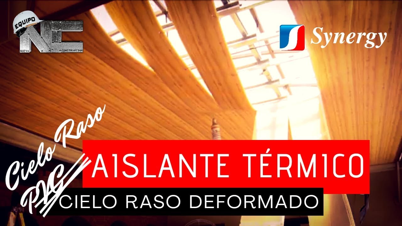 ☀️CIELO RASO PVC 🛠👷🏻‍♀️ aprende FACIL!!!🤷🏻‍♂️☀️ CON AISLANTE TERMICO