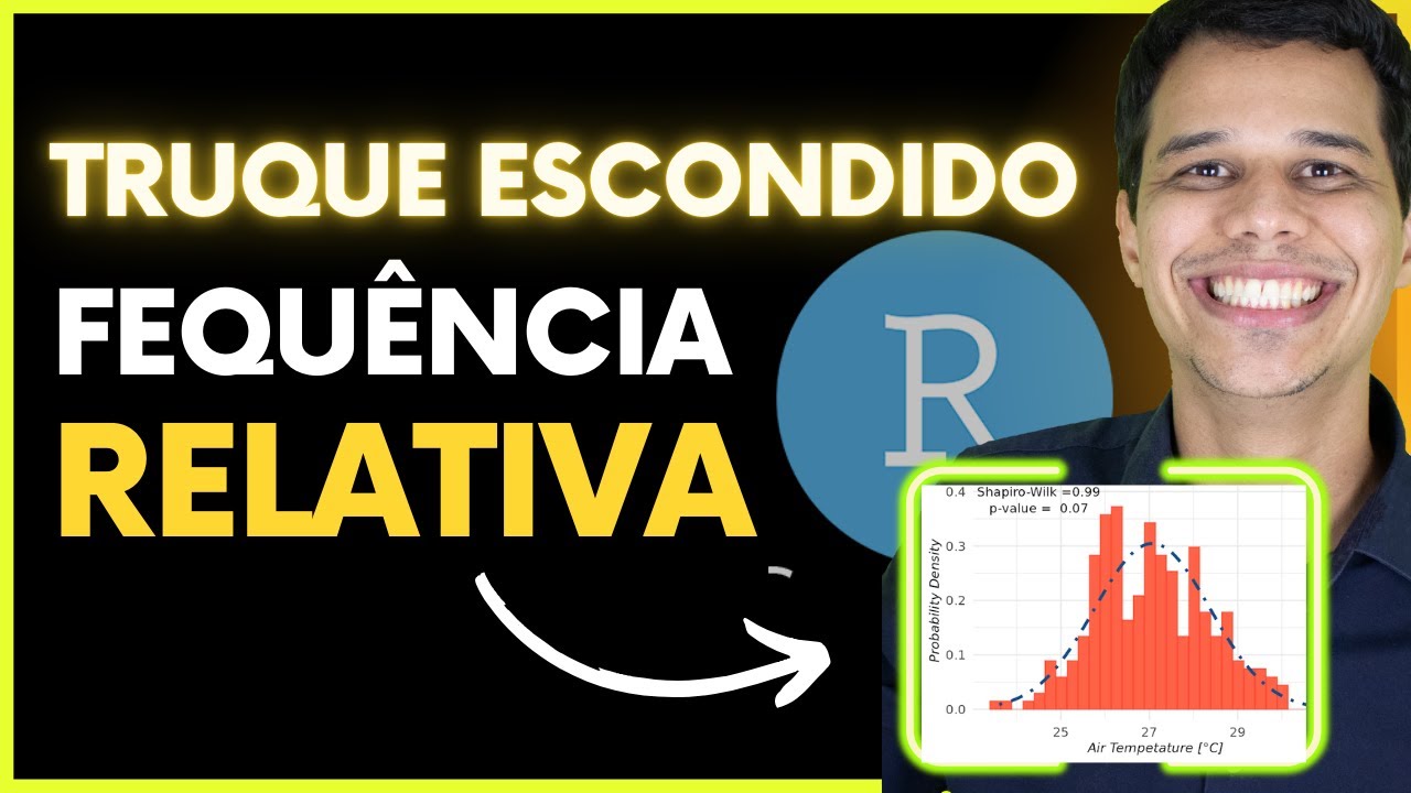TRUQUE PARA OBTER FREQUÊNCIA RELATIVA EM HISTOGRAMAS NO R | COMO FAZER HISTOGRAMAS NO R
