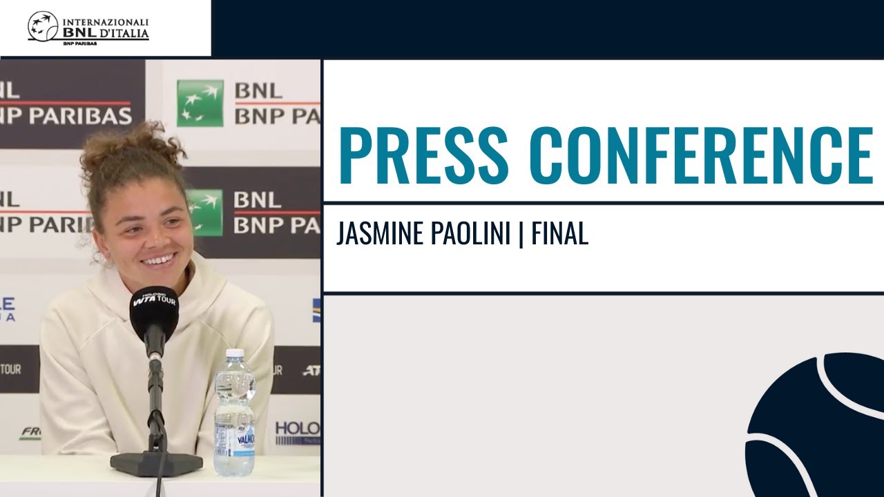 Jasmine Paolini Final Press Conference | Internazionali BNL d’Italia 2025