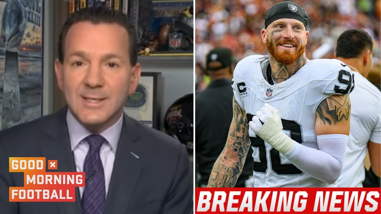 GMFB| He will stay with Raiders? - Ian Rapoport UPDATE on Maxx Crosby's future after Ravens withdrew
