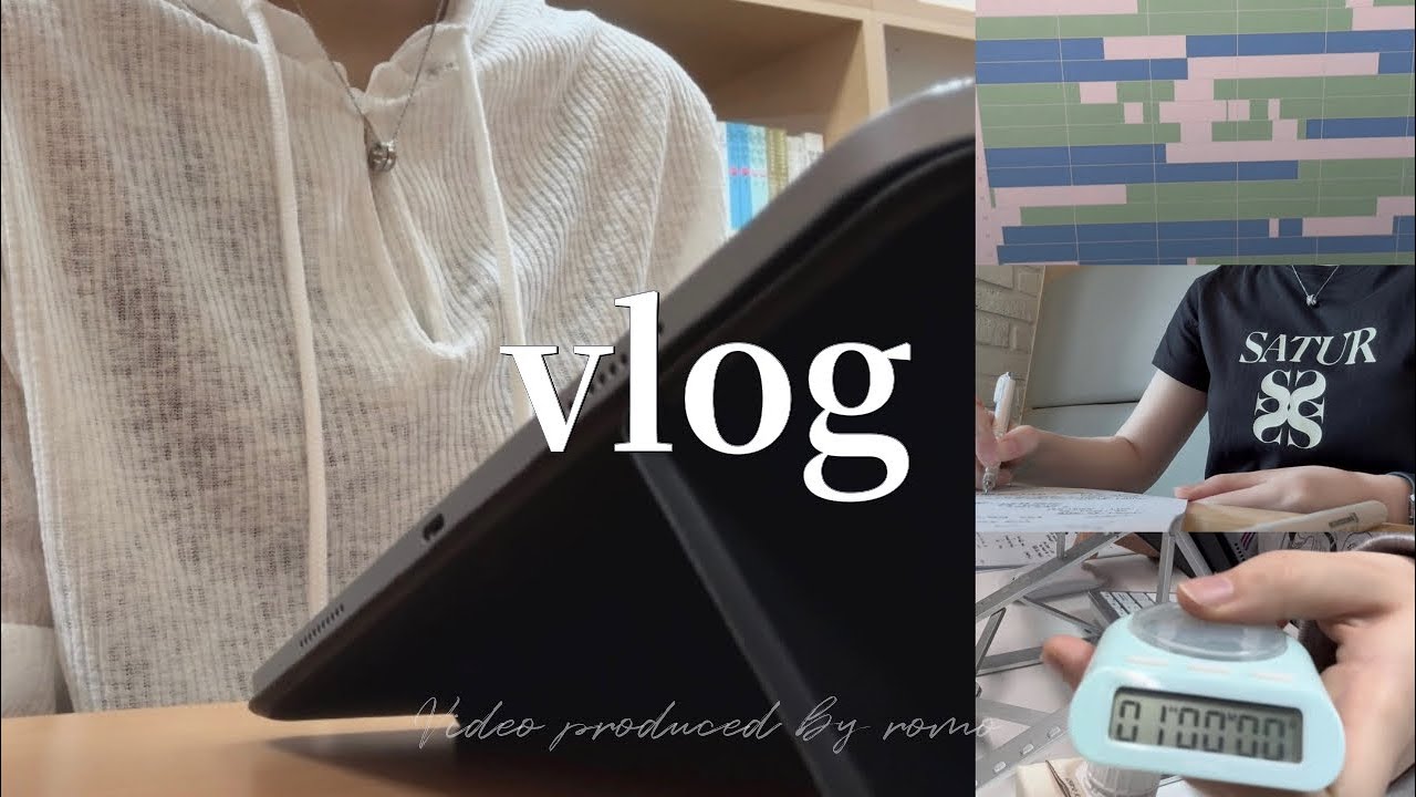 Vlog) 자퇴가 하고 싶은 간호학과 교직 기말고사~,,