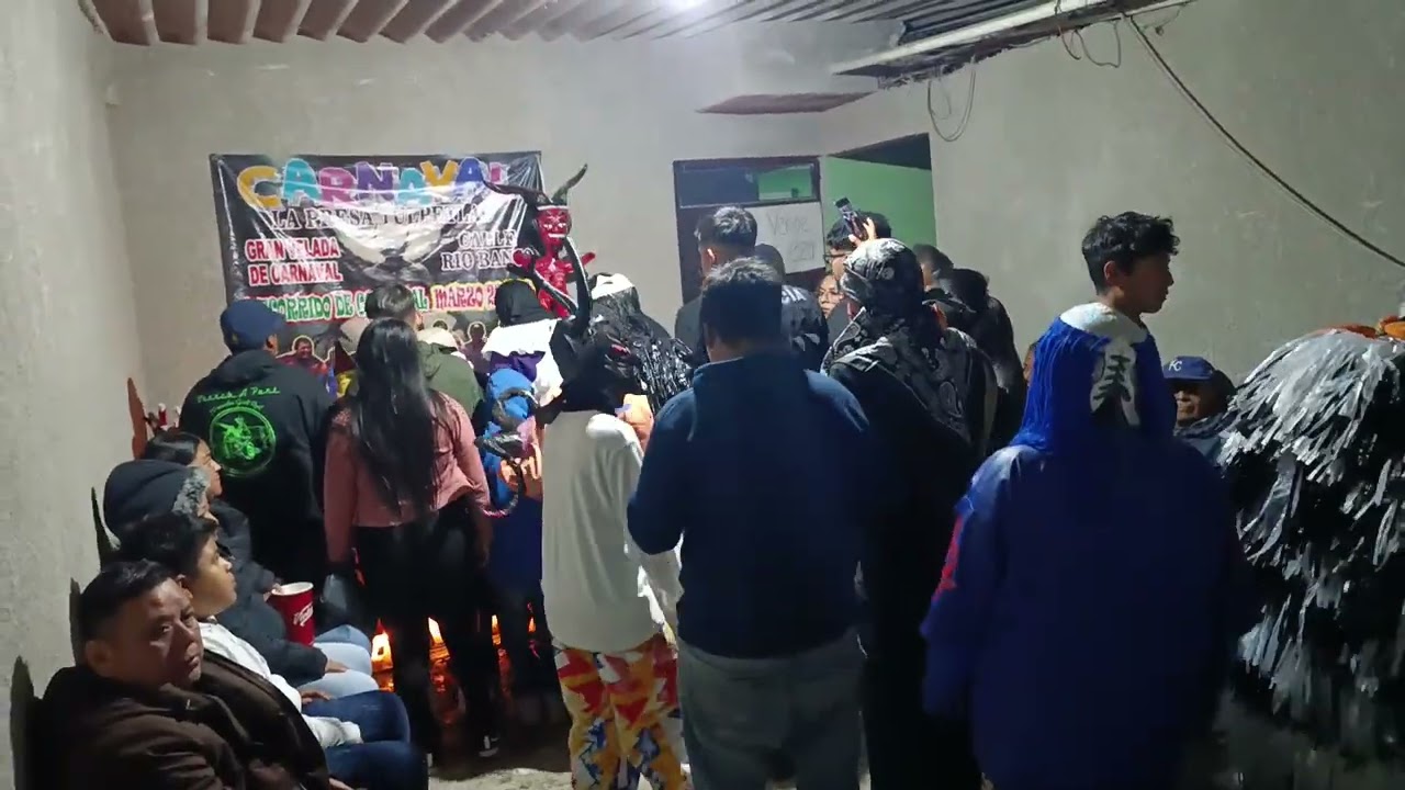 Carnaval La presa tulpetlac 2026 Barrio San Loco 🔥👹