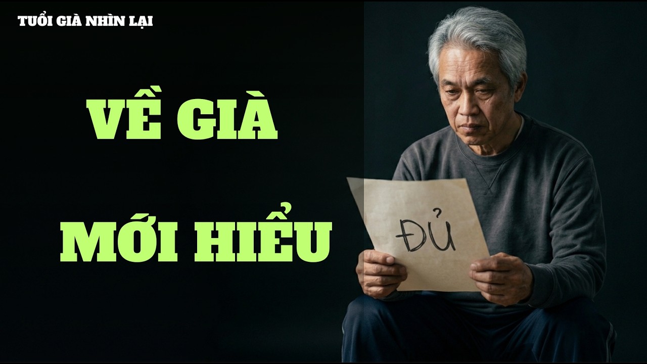 Tuổi già nhìn lại: Tôi đổi cả đời lấy một chữ 