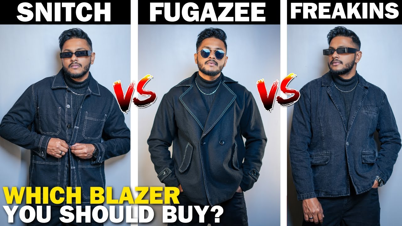 BEST BLAZERS FOR MEN | DETAILED COMPARISON of FUGAZEE vs SNITCH vs FREAKINS | Zahid Akhtar