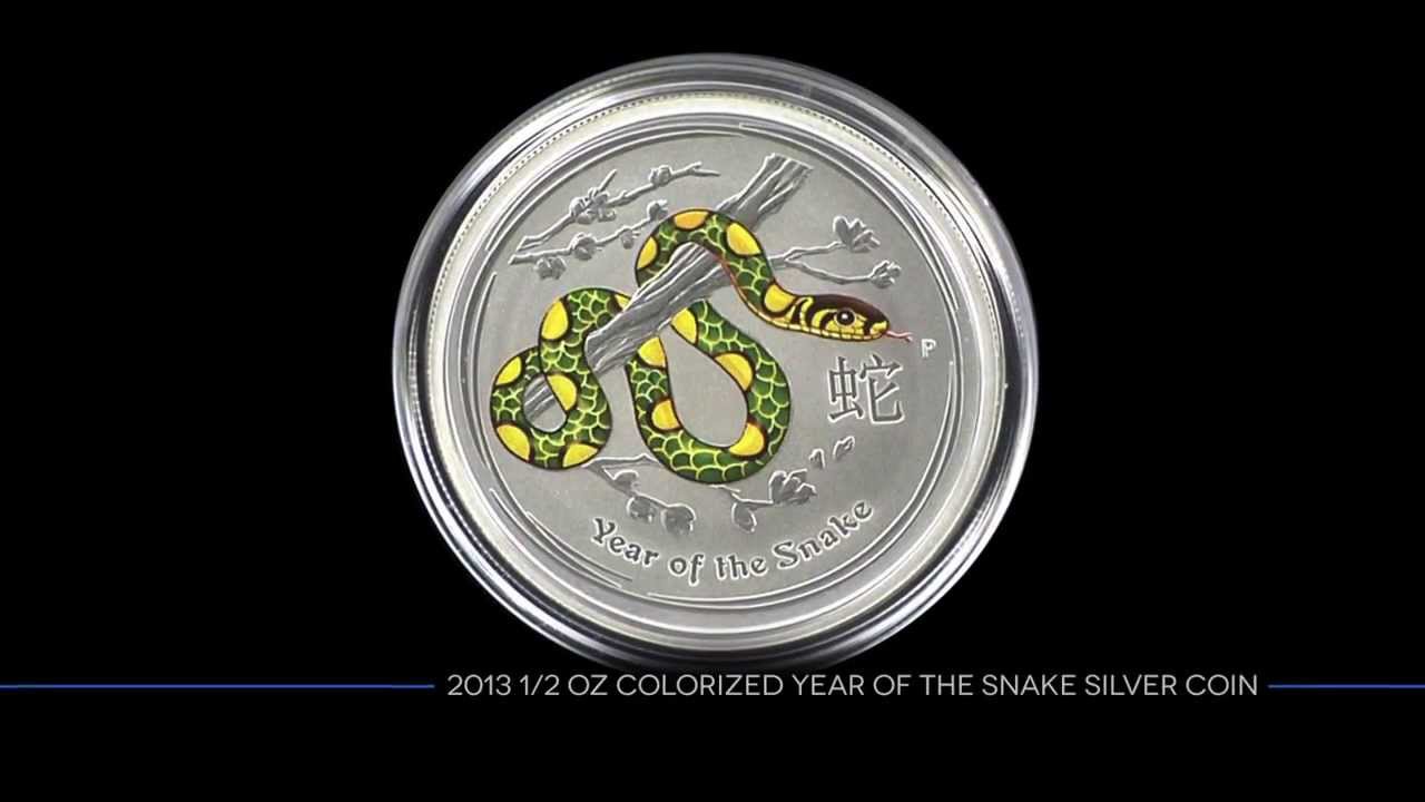 2013 1/2oz Colorized Year Of The Snake Coin | Gainesville Coins