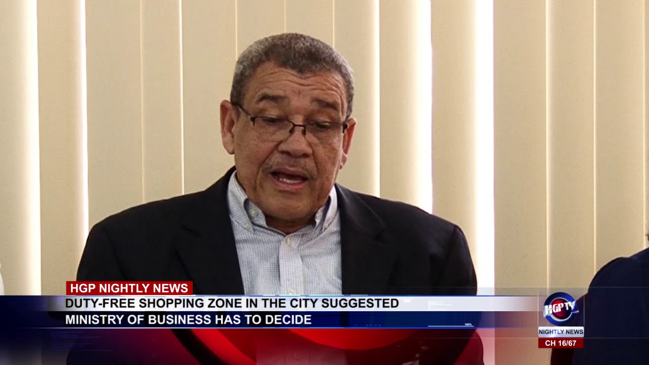 DUTY FREE SHOPPING ZONE IN THE CITY SUGGESTED