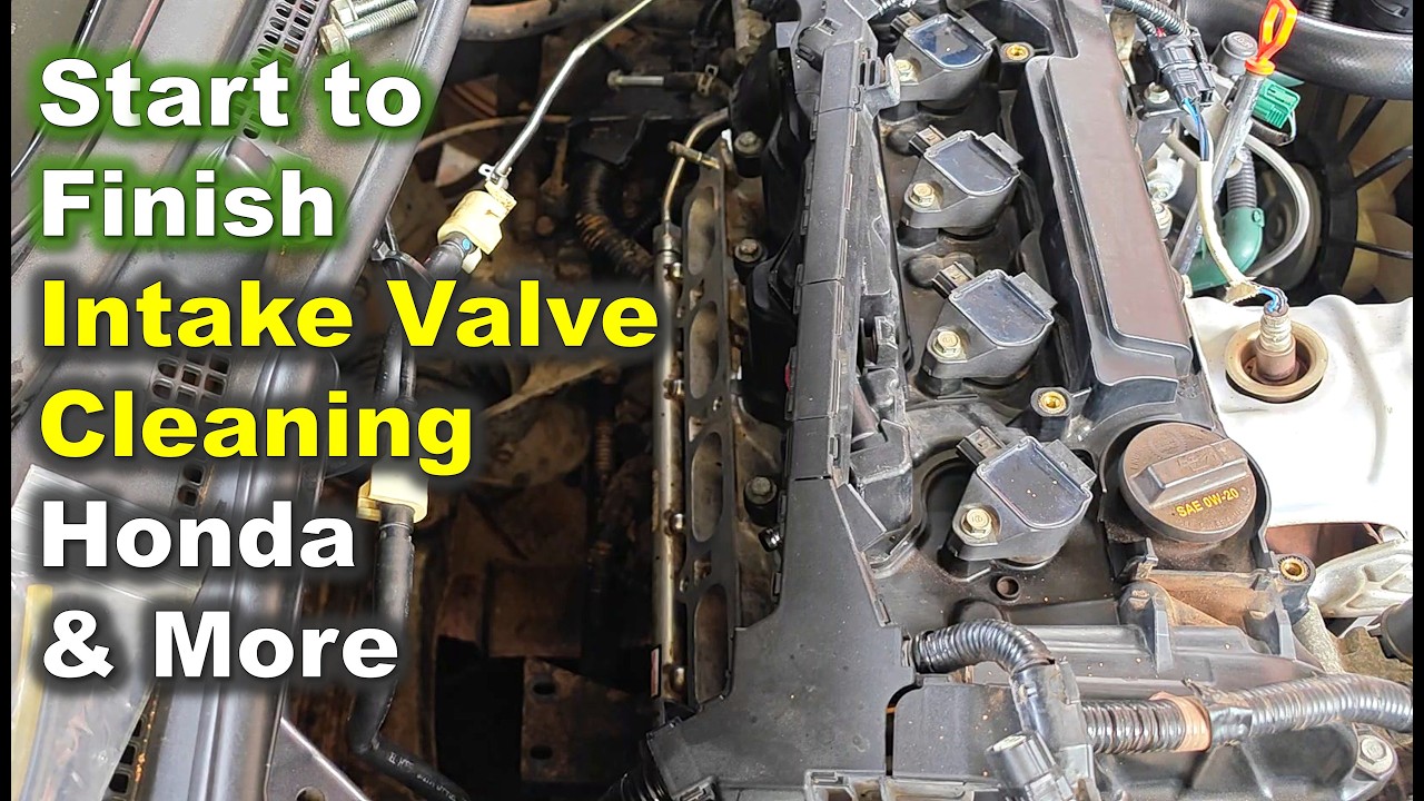 Best Intake Valve Cleaning: 2013 - 2017 Honda Intake Manifold Removal included
