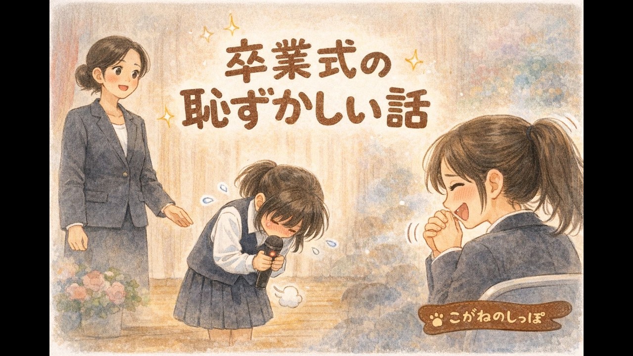 【絵本 読み聞かせ】（２３０）卒業式の恥ずかしい話