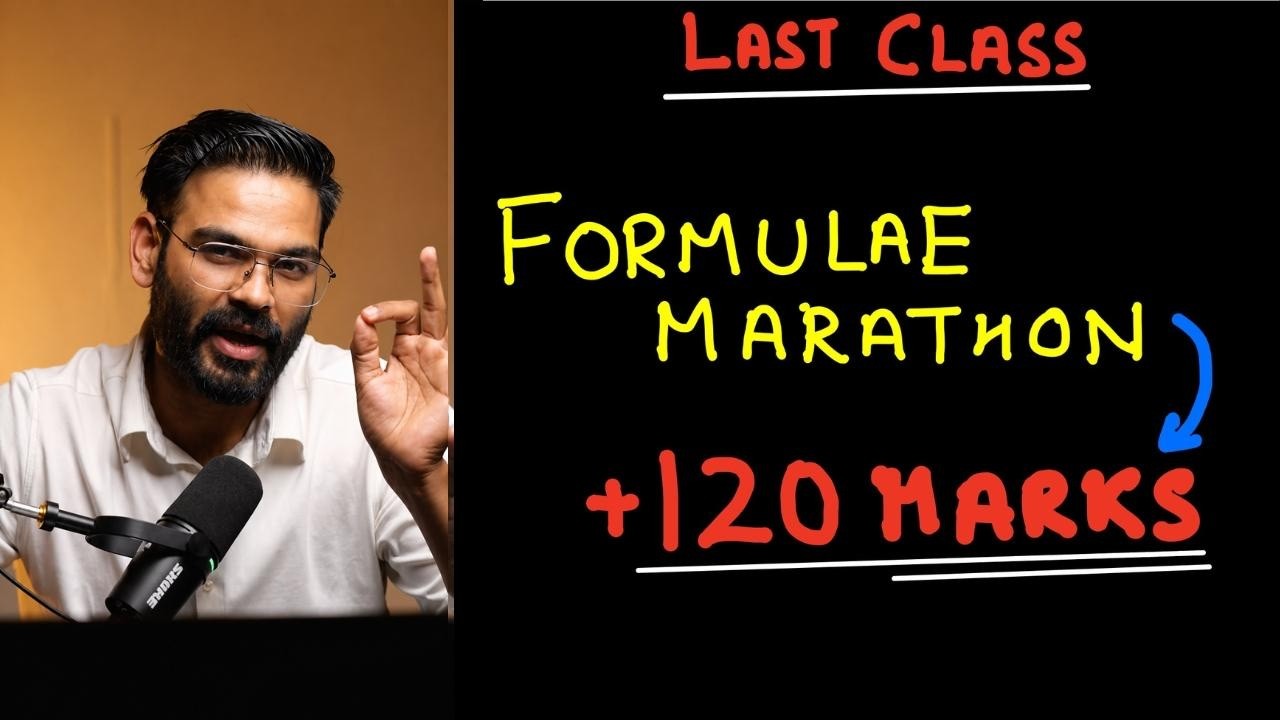 Formula Marathon One Shot | Complete Physics |  Anubhav Sir | NEET-2026 #neet2026
