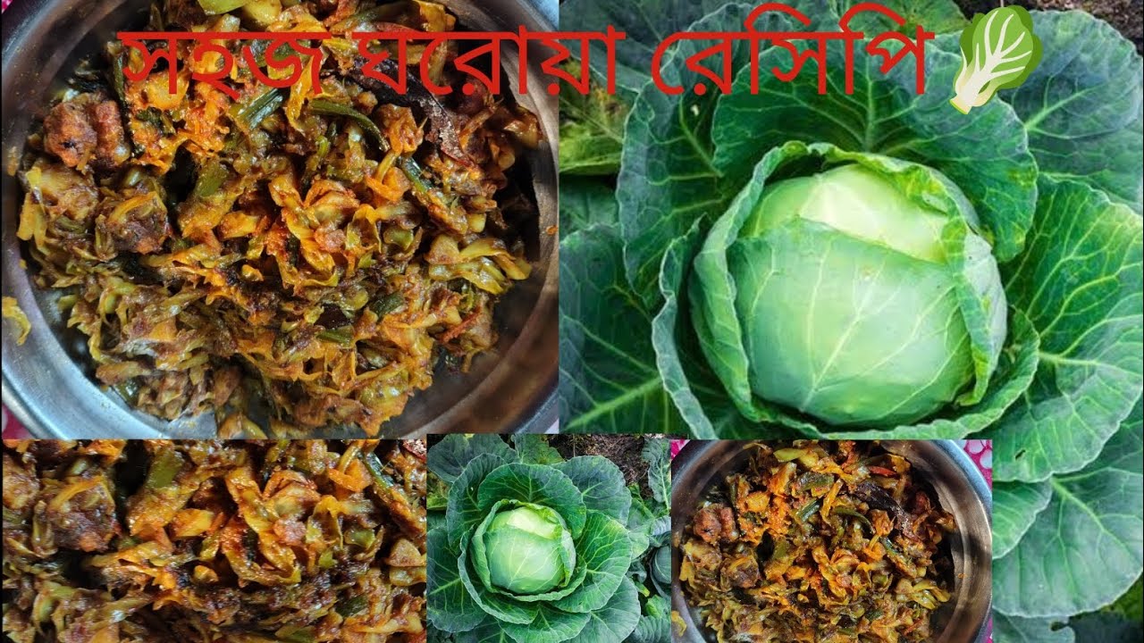 মুখে লেগে থাকার মত পাতাকপি ভাজি | সহজ ও সুস্বাদু ঘরোয়া রেসিপি | Chicken Cabbage Bhaji Recipe