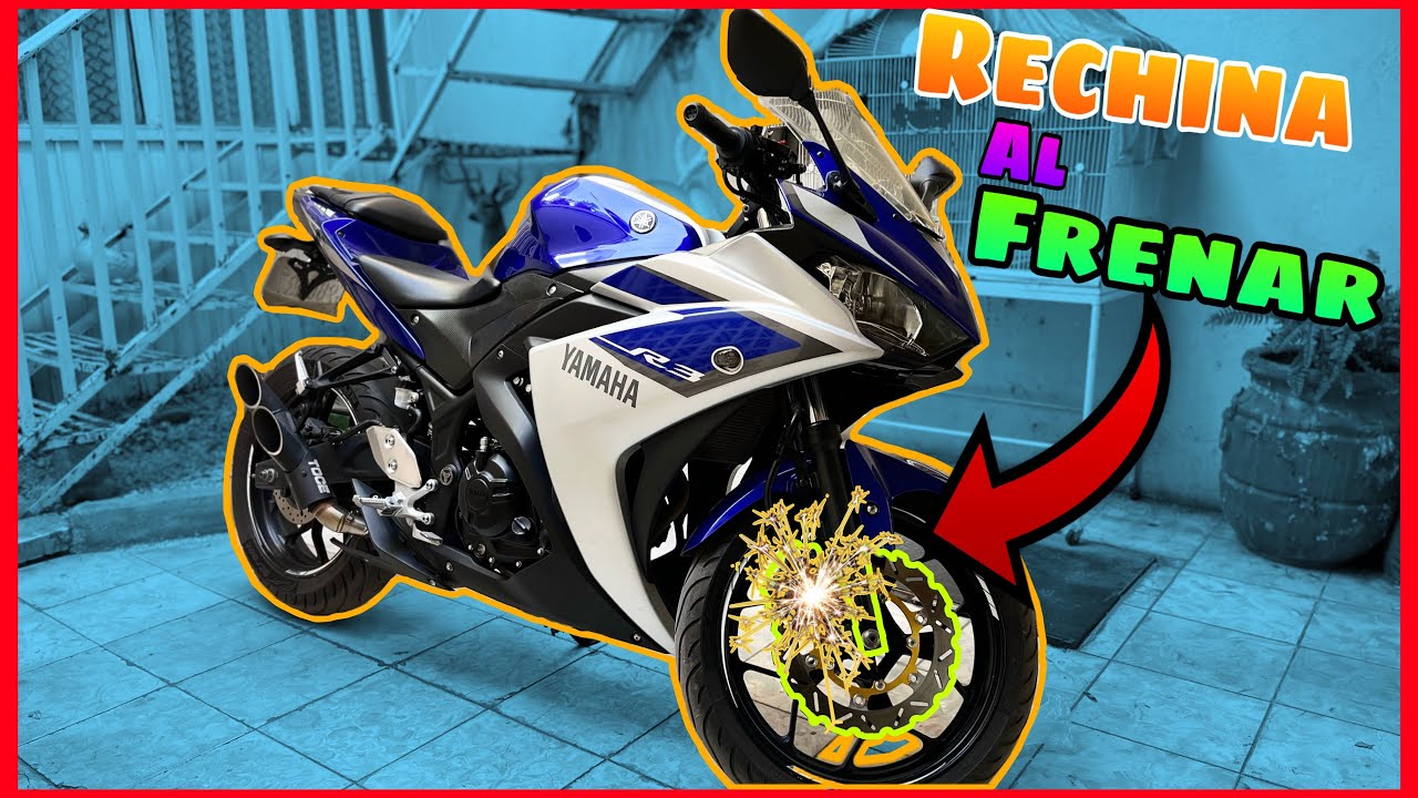 Cambiar balatas (pastillas de freno)de moto (RECHINIDO AL FRENAR) #YamahaR3 (Omar Guillen)