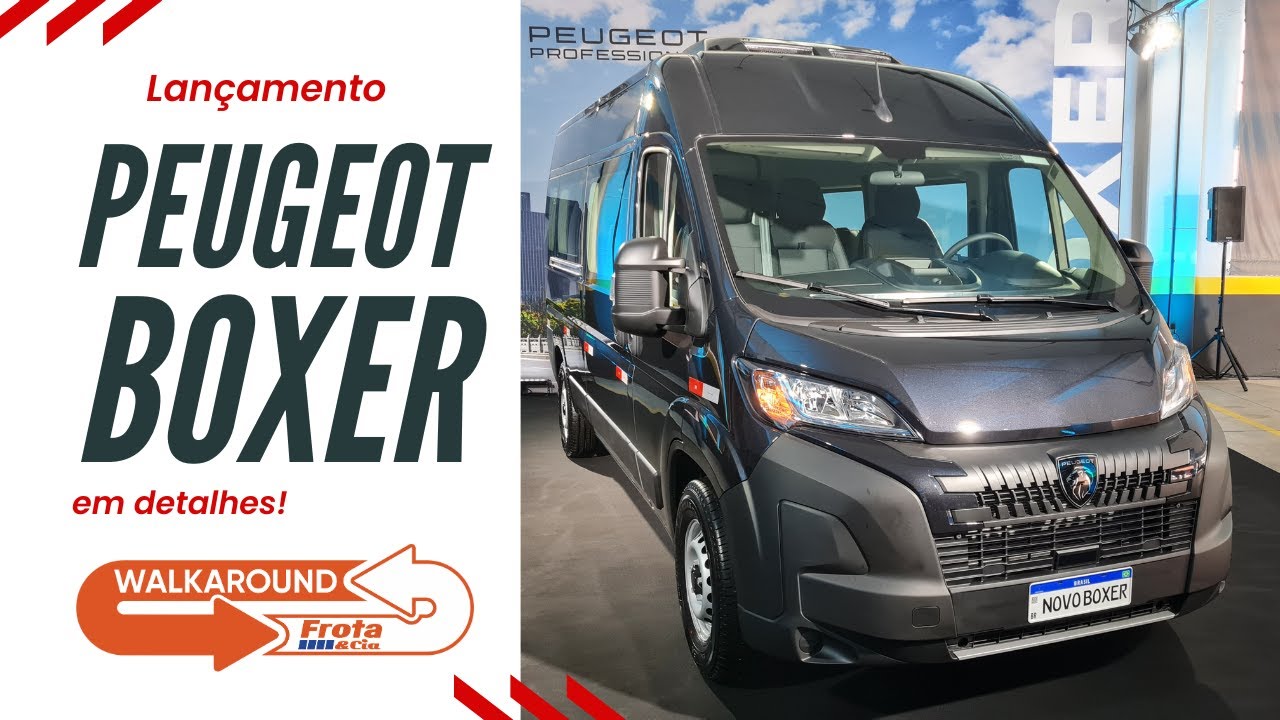 Novo Peugeot Boxer Minibus Luxo 15+1 | Walkaround FrotaCia