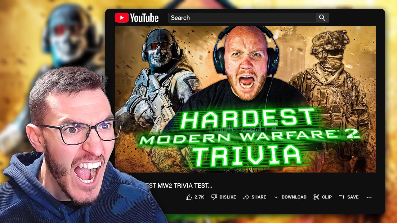 TimTheTatman takes on the HARDEST MW2 Trivia (Pytash Reacts)